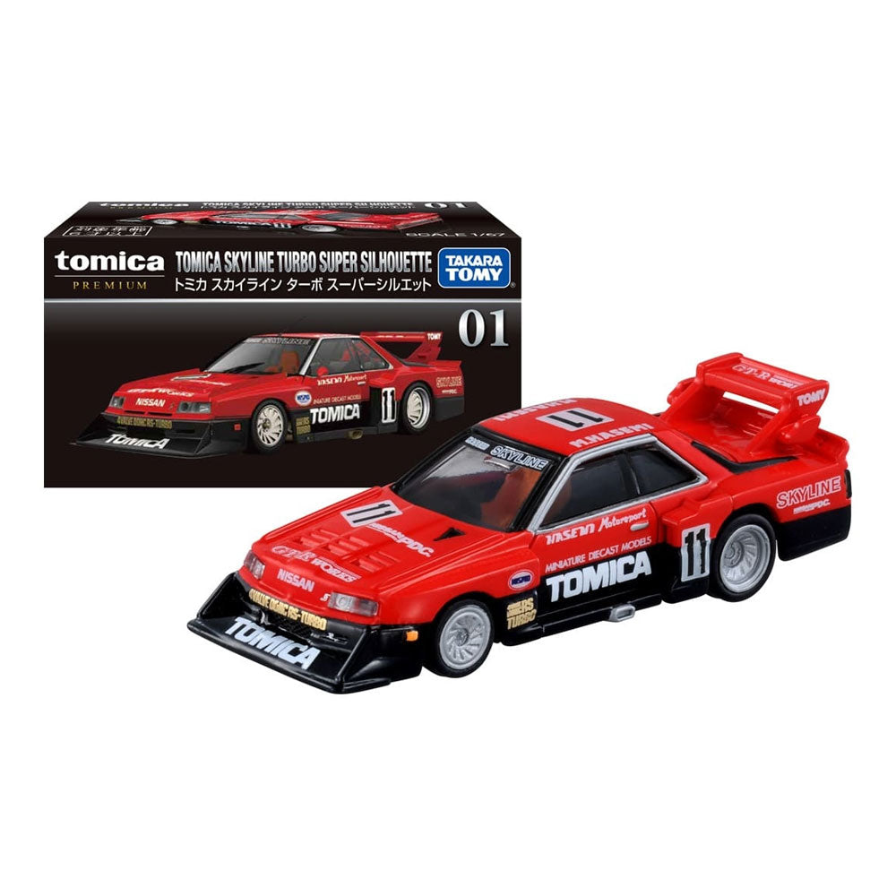TOMICA PREMIUM 01 TOMICA SKYLINE TURBO SUPER SILHOUETTE TOMICA PREMIUM 01 TOMICA SKYLINE TURBO SUPER SILHOUETTE